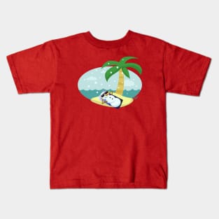 Snowman Vacation Kids T-Shirt